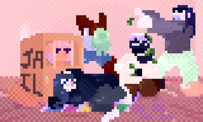 Monopoly with da homies ( pixel art)